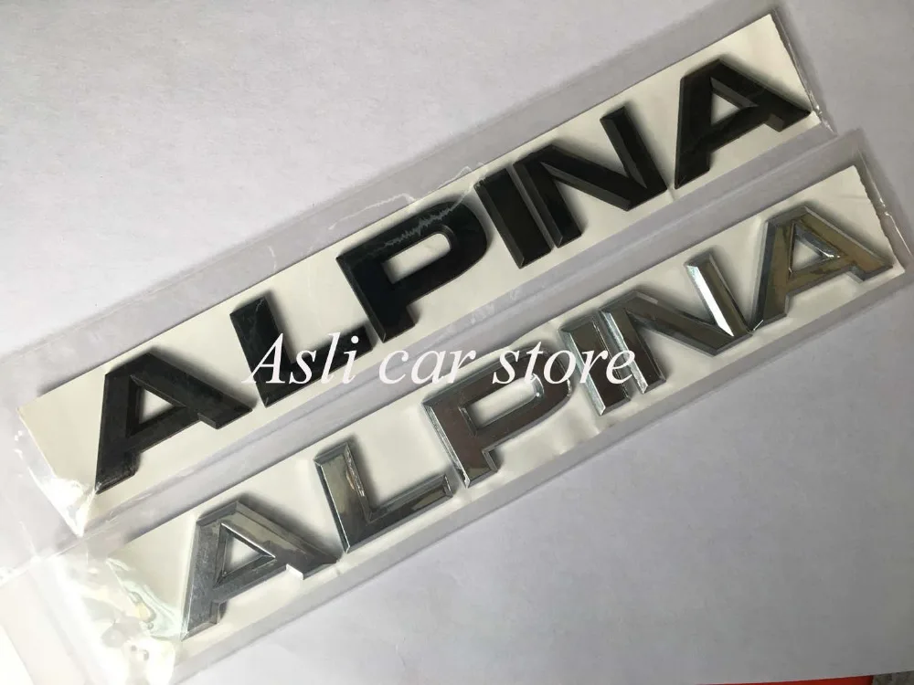 

ALPINA Letter Trunk Rear Emblem Decal Sticker for BM E46 E39 E60 E90 E36 E53 E30 E34 F10 F30 1 3 5 7 M X Z Series car styling