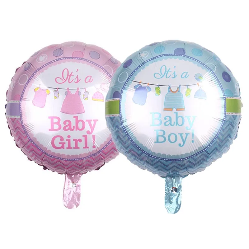 

18inch Happy Birthday Balloons Baby Girl Boy Party Foil Balloons Anniversary Gender Reveal Decorations Kids Party Favor Balloon