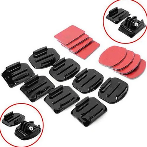 8-Pcs-Flat-Curved-Adhesive-Mount-Helmet-Accessories-for-Gopro-Hero-1-2-3-3-Kit