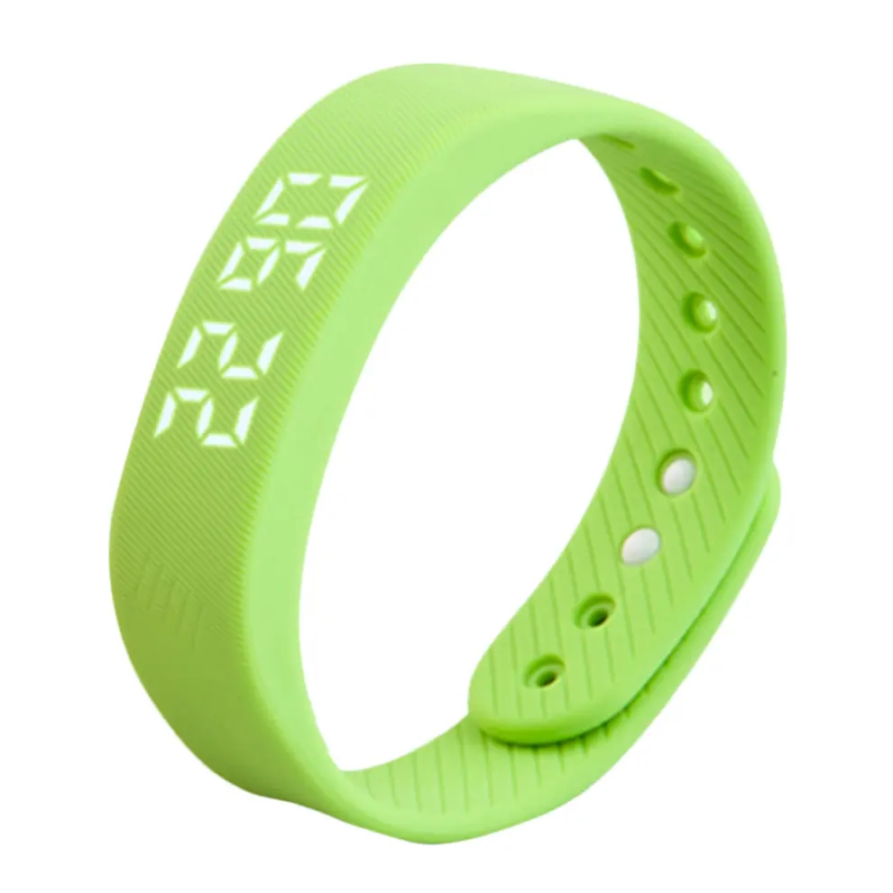 2PCS Wristbands  3D T5 LED Display Sports Gauge Fitness Bracelet Smart Step Tracker Smart Pedometer Man Woman Smart Watch