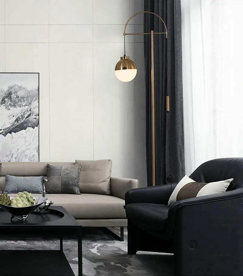 Nordic Modern LED Floor Lamps Standing Lamp Gold Luxury Creative Living Room Light Lamps For Home Bedrooms Hotel Lighting (5)