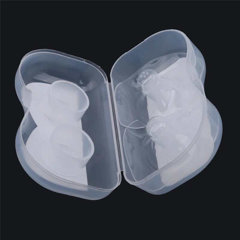 2 шт. беременных женский силиконовый ниппель щит силикагель накладка на сосок детское грудное молоко Кормление два в коробке