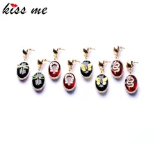 KISS ME новейшие массивные модные ювелирные изделия элегантные серьги-капли со змеиным насекомым для девочек