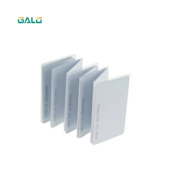 

10pcs/lot rfid card 125khz TK4100 blank smart card EM4100 ID pvc card with UID series number for access control system
