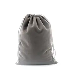 50 шт./лот серый бархат сумки 15x20 см большой сумки ювелирные изделия пользу прелести браслет ювелирные изделия Упаковочные пакеты свадьбы