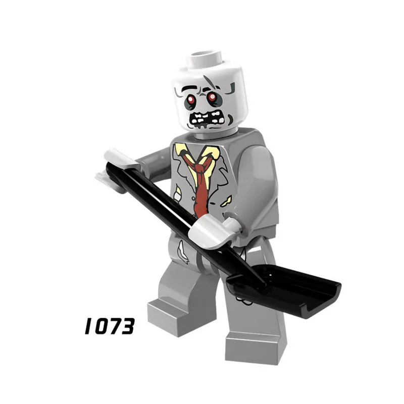 

Single Sale Super Heroes Star Wars 1073 zombies Model Mini Building Blocks Figure Brick Toys kids gift Compatible Legoed Ninjaed