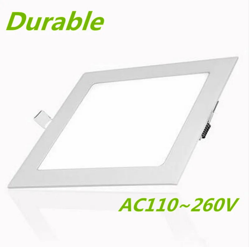 

durable Led Panel Downlight 3w-24w Square LED Ceiling Recessed Light AC110-245V LED Panel Light SMD2835 High bright ZFD0013