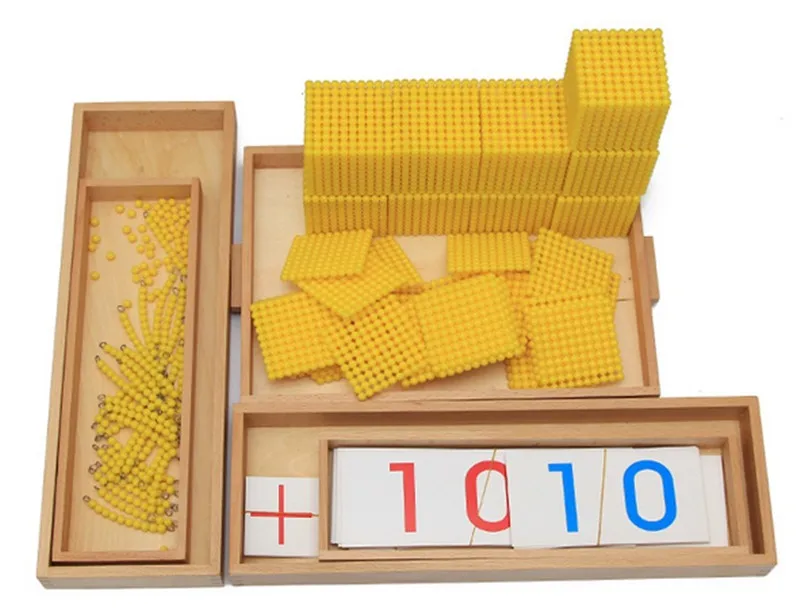 Монтессори Игрушки для маленьких детей банк игровой набор математика детские развивающие Игрушечные лошадки детские подарки