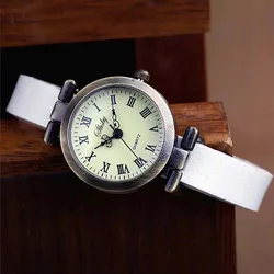 Shsby Elegant Vintage Leather Women's Dress Watch - New Fashion Hot-Seller (WHITE)