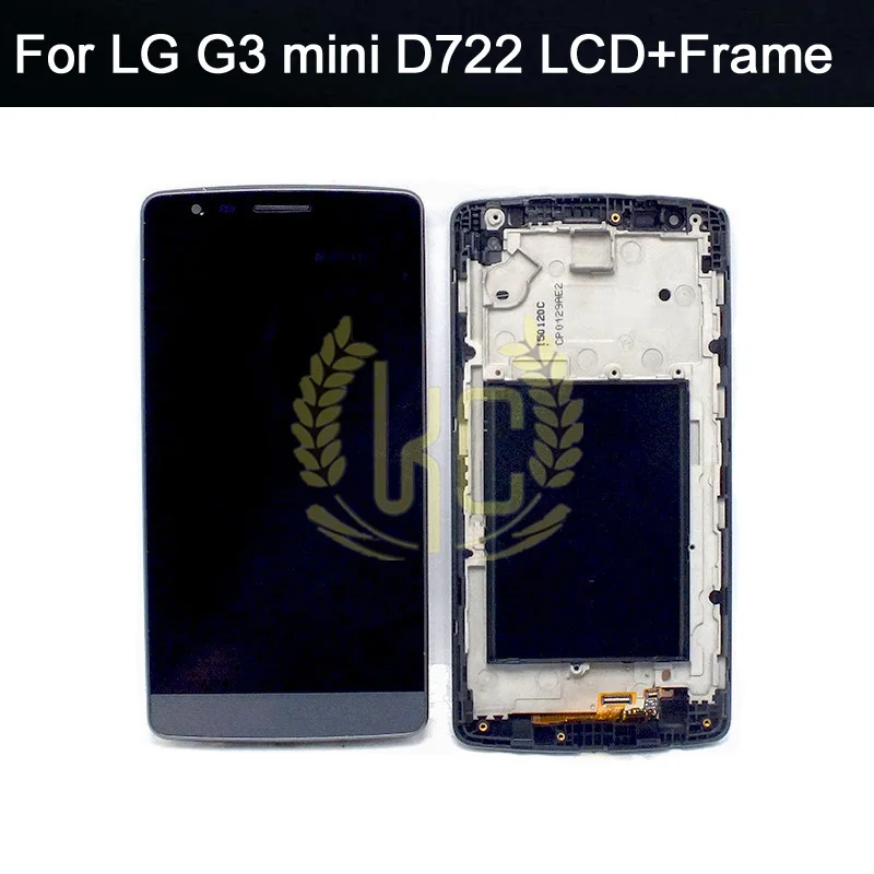 100% протестированный 5 0 &quot1280x720 для LG G3 Мини ЖК-дисплей с рамкой дигитайзер Замена S
