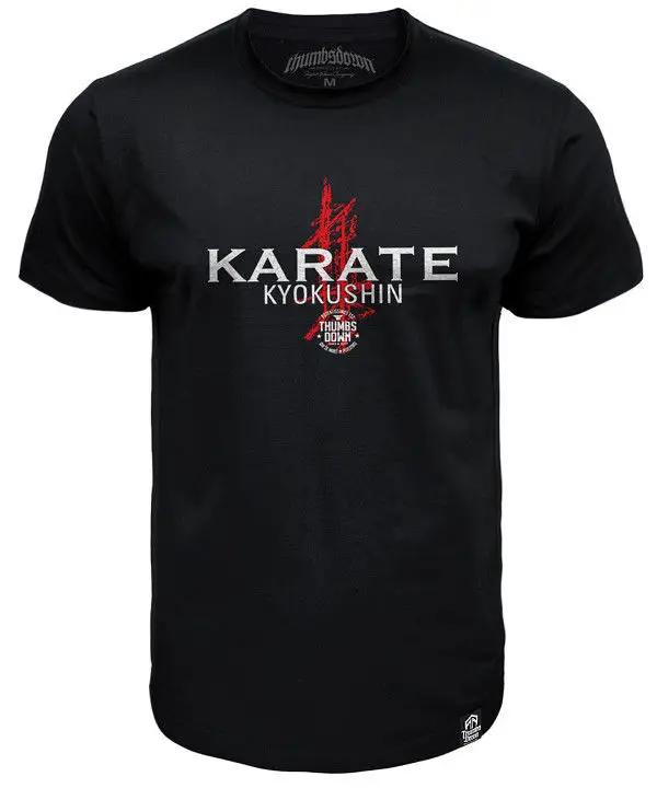 

Новое поступление 2019, Мужская модная футболка KARATE KYOKUSHIN! Идеально подходит для повседневной носки! Базовая рубашка TS346 BLK