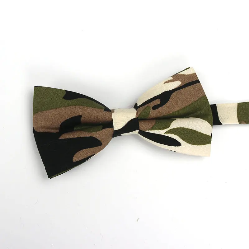 Абсолютно Камуфляжный мужской Регулируемый хлопчатобумажный галстук-бабочка для мужчин Вечерние