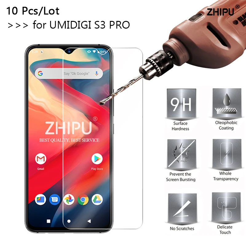 

10 Pcs Tempered Glass For UMIDIGI S3 PRO Screen Protector 2.5D 9H Tempered Glass For UMIDIGI S3 PRO Protective Glass Film