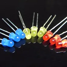 1000 шт./пакет производители питания светодиодный линии 3 мм лампа индикатор бусины 5 мм красный, зеленый, желтый cree XML светодиоды