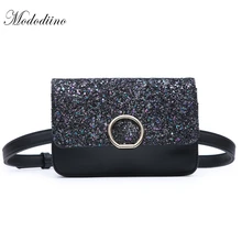 Mododiino, многофункциональные винтажные сумки на ремне с блестками,, сумка на плечо для женщин, мини,, забавные сумки высокого качества, сумка DNV0492