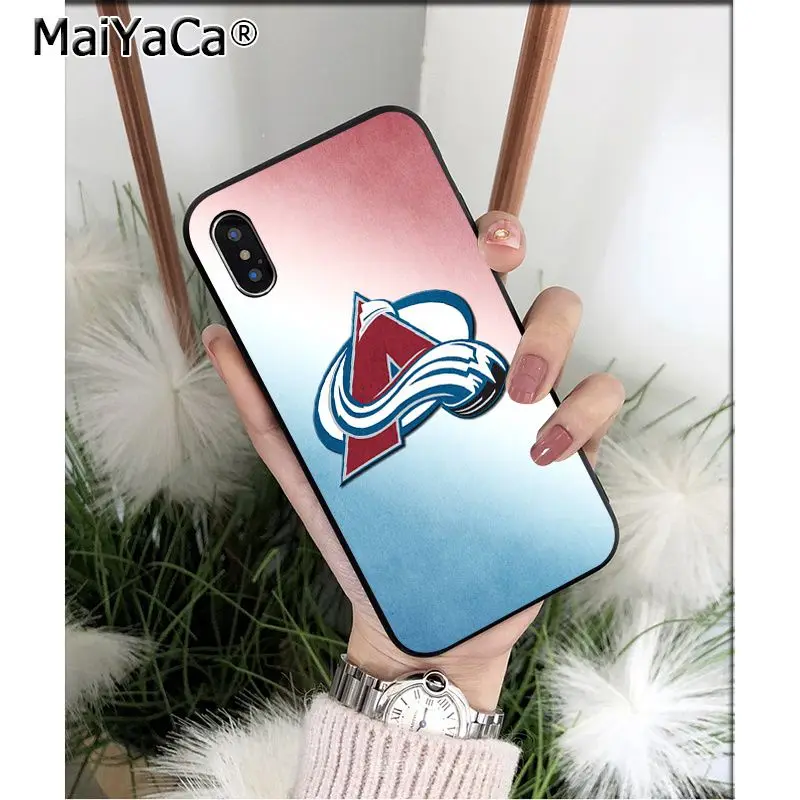 MaiYaCa Colorado Avalanche Силиконовый ТПУ мягкий черный чехол для телефона для iPhone 8 7 6 6S Plus 5 5S SE XR X XS MAX Coque Shell