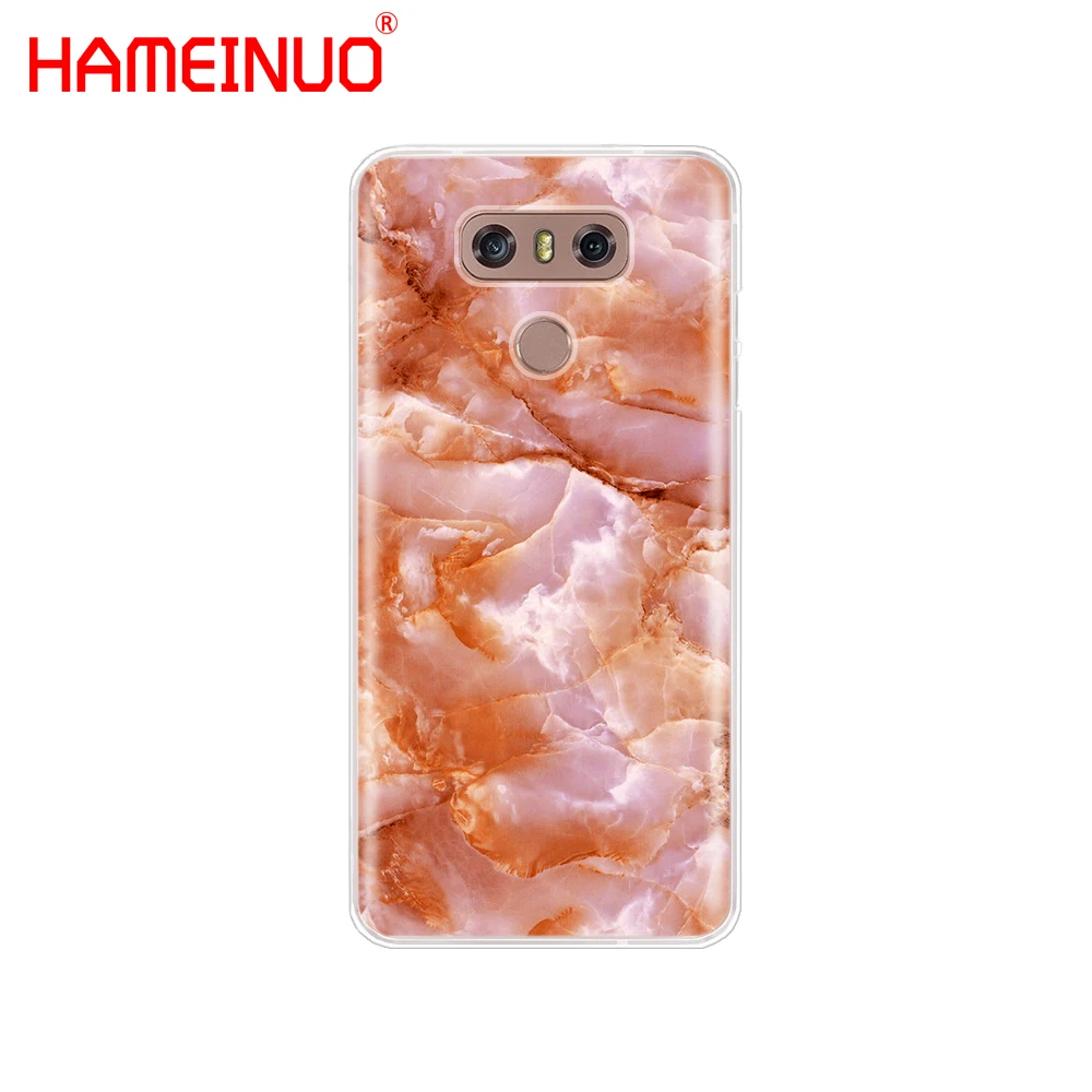HAMEINUO скраб мрамор изображение камня окрашенный чехол для телефона LG G7 Q6 G6 MINI G5 K10 K4