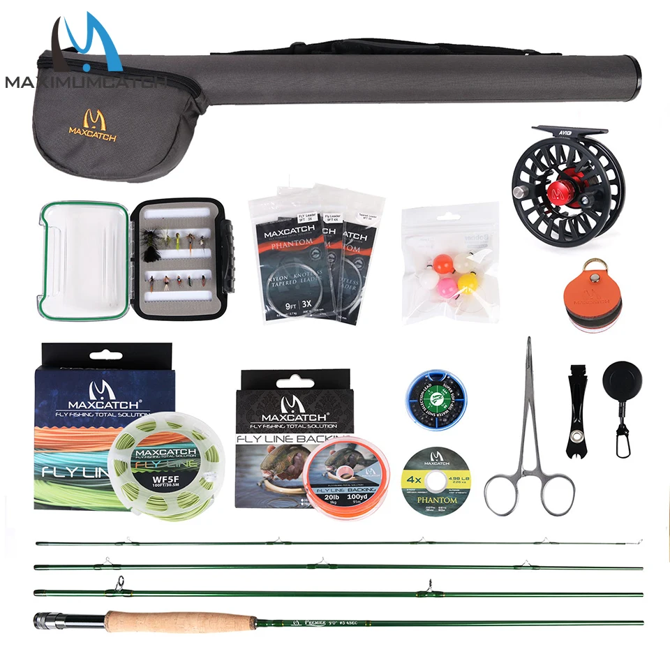 Комплект рыболовной удочки Maxcatch Premier комплект катушки|rod shaft|reel greenrod free |