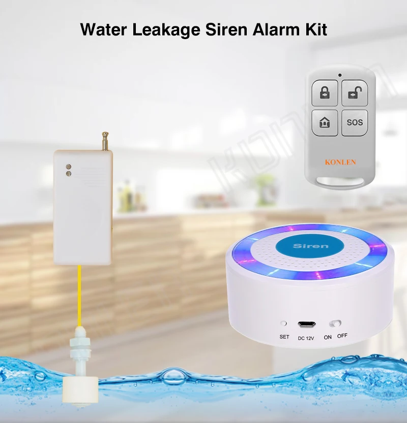 Water Leakage Siren Alarm Kit 01