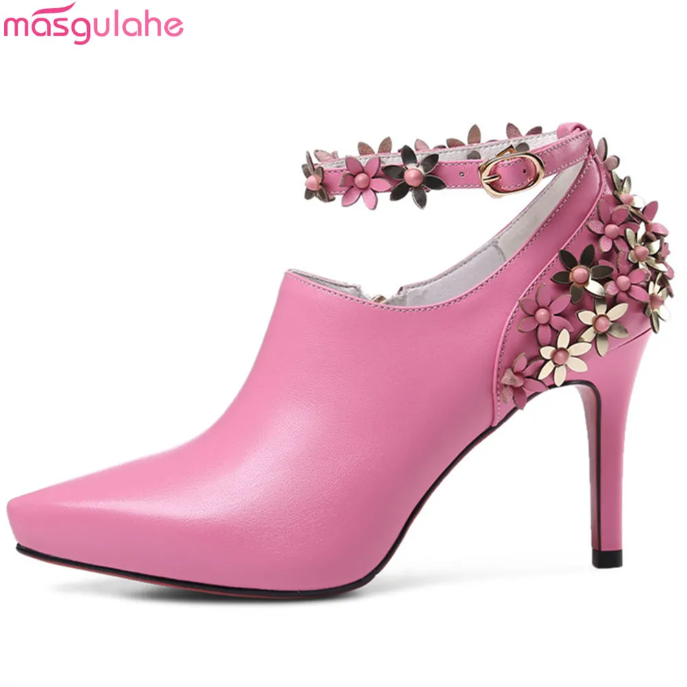 black and pink dress shoes