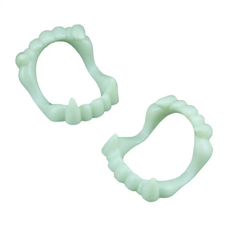 1PC Halloween Glow denture Devil Tooth Fangs Caps Zombie Vampire