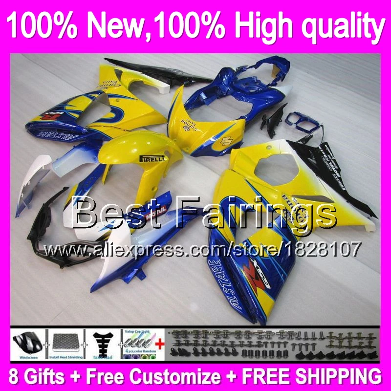 

Fairing For SUZUKI GSXR1000 09 10 11 12 13 GSXR-1000 90B9 GSX R1000 Blue CORONA K9 GSXR 1000 2009 2010 2011 2012 2013 +Decal