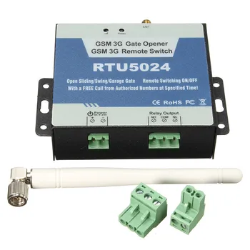 

GSM Gate Opener RTU5024 Remote Relay Switch Access Control Wireless Door Garage Swing Sliding Gate Opener Free Call App Support