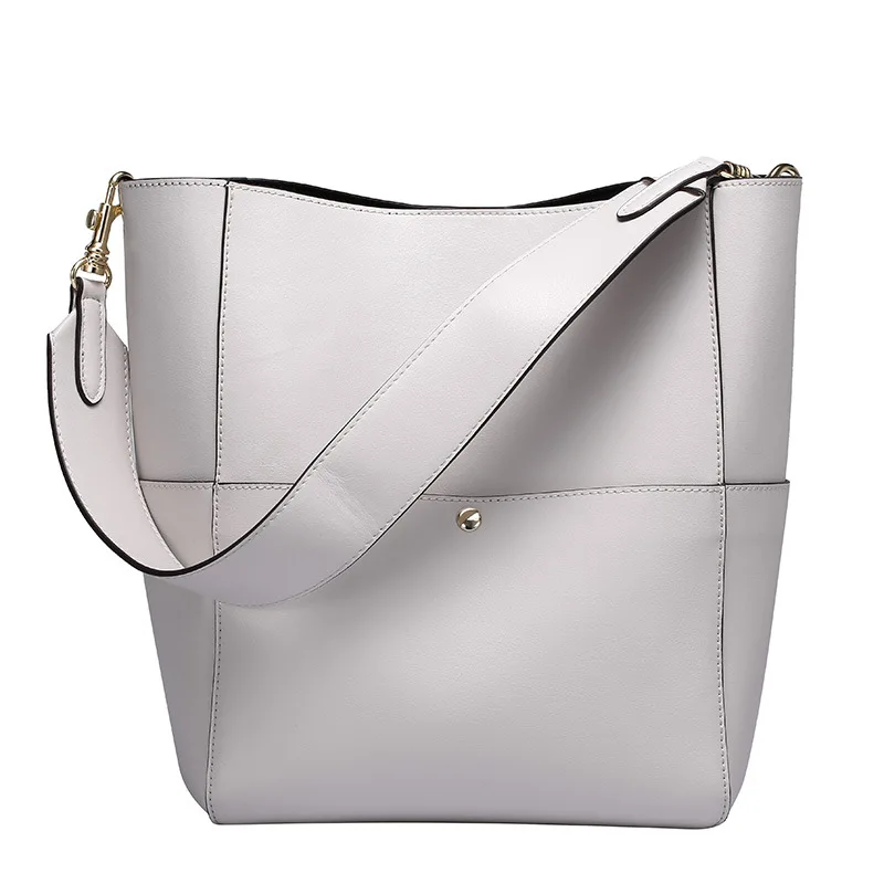 Роскошные сумки женские сумки дизайнерские модные женские сумки на плечо белые женские сумки-тоут черные сумки из натуральной кожи высокого качества - Цвет: White