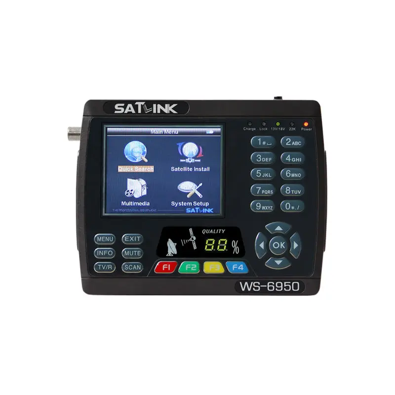 SZ Оригинал Satlink WS 6950 3 5 дюймов цифровой спутниковый сигнал Finder Meter WS6950 ТВ
