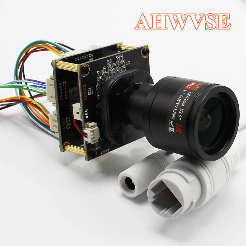 

AHWVE H.265 1080P POE IP Camera Module 2.8-12mm Manual Lens 2MP Resolution