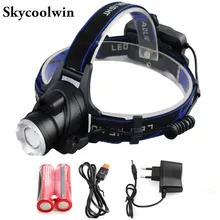 CREE xm-l T6 3500lm светодиодных ИК Сенсор фары индукция микро Перезаряжаемые фар 18650 фонарик Глава свет лампы+ 2X18650