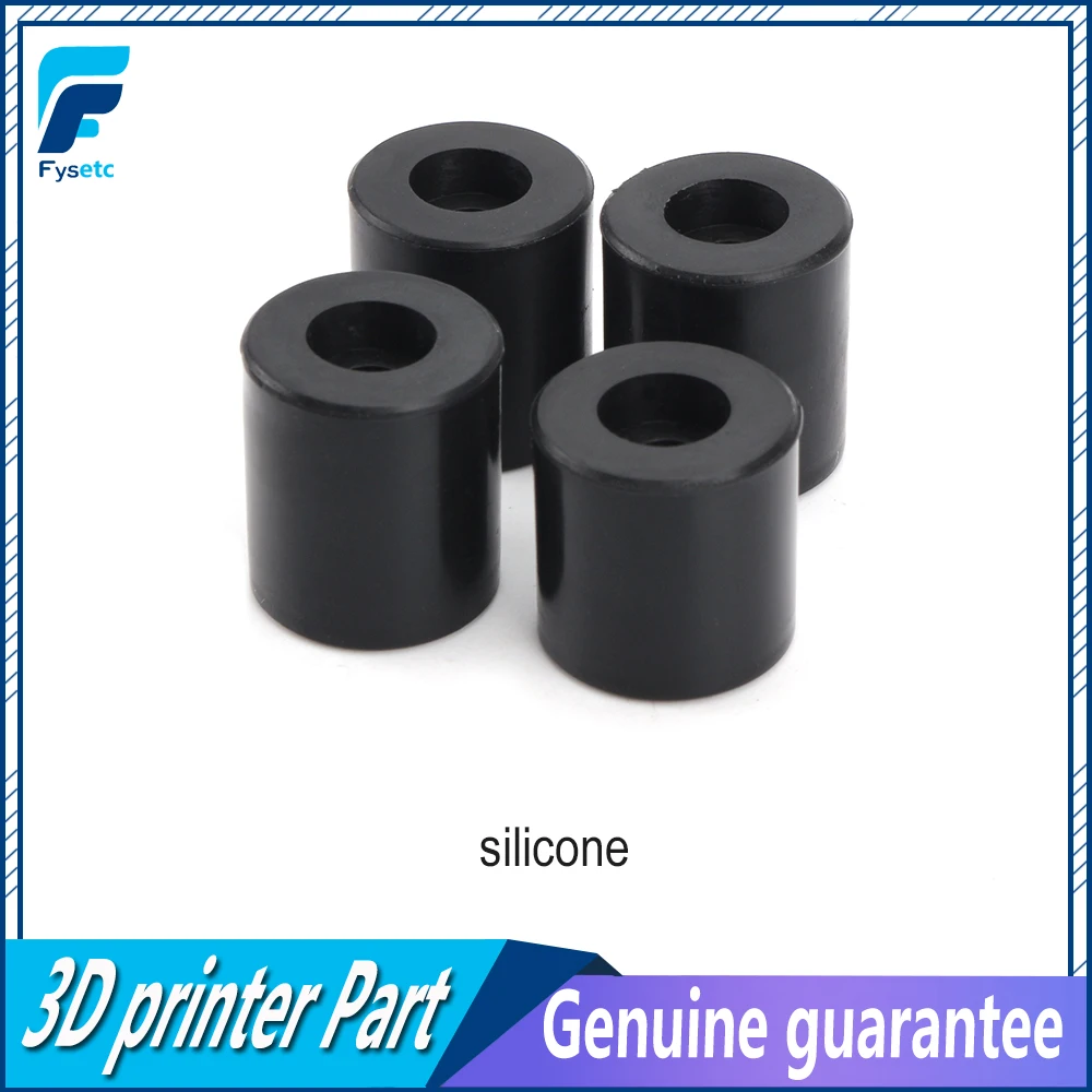 ارتفاع درجة الحرارة سيليكون الصلبة فاصل الساخن التسوية السرير العمود 3 pcs طويل + 1 PC قصيرة ل CR-10/CR10S ender-3 3D طابعة أجزاء