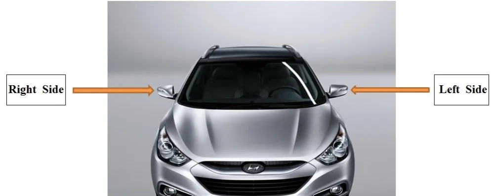 Для hyundai ELANTRA Avante MD 2012- боковое зеркало заднего вида в сборе лампа Регулируемый нагревательный Мотор Складной 8 проводов