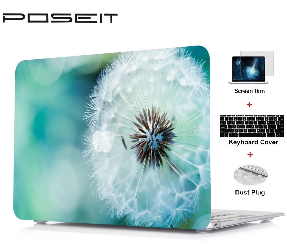 

Tablet shell pouch color Printing Hard Case For Apple Macbook Air Pro Retina Touch Bar 11 12 13 15 inch A1990/A1989/A1706/A1932