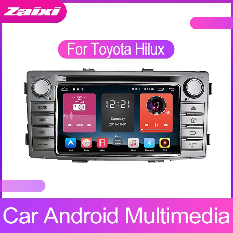 

ZaiXi Android Car Multimedia player 2 Din WIFI GPS Navigation Autoradio For Toyota Hilux SW4 2012~2015 GPS Radio FM Maps BT