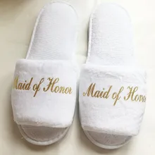 5 пар в наборе» с возможностью нанесения логотип Глиттер, белого, бежевого цвета; Цвет: коричневый, серый, розово-Красного цвета для невесты тапочки персонализированные подарки невесте
