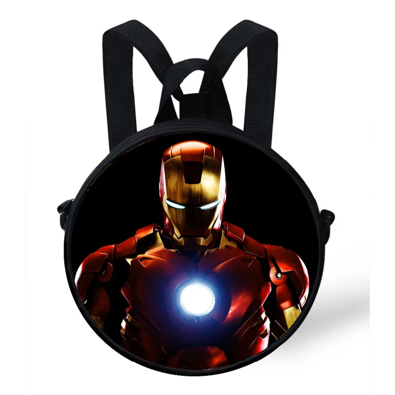 

9-Inch Popular Kindergarten Backpack For Girls Boys Super Hero Ironman Bag For Kids Birthday Gifts