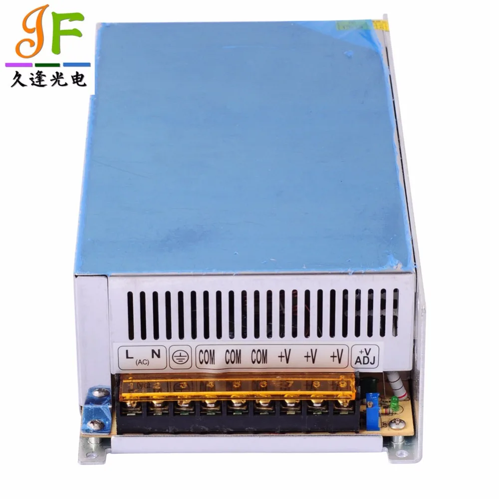 Настраиваемый 12 V 40A 480 W импульсный источник питания Драйвер для светодиодной ленты AC 100/220 V вход в DC 12 V