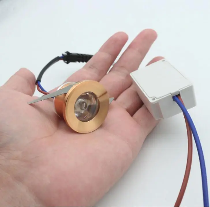 

Led Recessed Cabinet mini Spot light 1W 3W Mini downlight Include Led Driver AC85-265V 31mm*21mm 8 Color Emitting Light