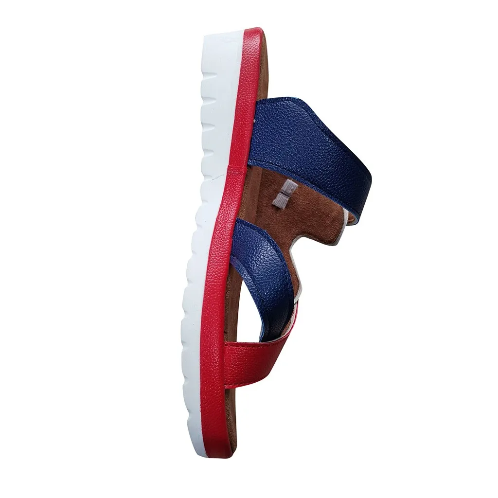 KLV النساء الصنادل الإناث الصنادل المسطحة بوهيميا نمط مقابض عصرية تو فليب فلوب عارضة الصيف أحذية لينة أسفل بطي damskie KLV النساء الصنادل الإناث الصنادل المسطحة بوهيميا نمط مقابض عصرية تو فليب فلوب عارضة الصيف أحذية لينة أسفل بطي damskie