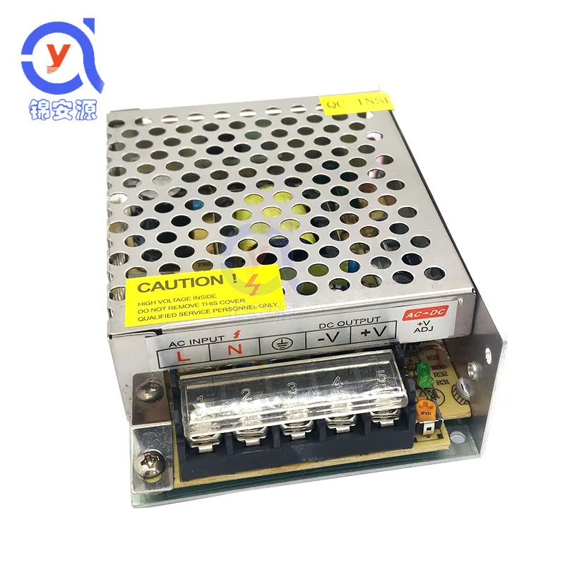 

1pcs Security monitoring power DC 12 V 5A closed-circuit television camera system 12 V 60 W occupational safety converter