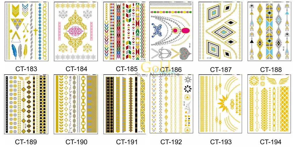 25 стилей модные золотые флэш Солнце Луна звезды Временные Татуировки Женщины боди-арт тату паста водонепроницаемые поддельные наклейки-тату с эффектом "металлик"