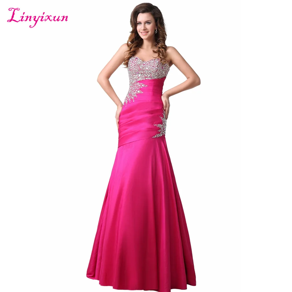 crystal evening gown