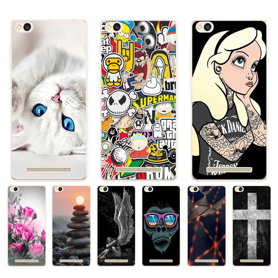 

Soft Silicon Case Xiaomi Redmi 3 Colorful Print Cover Back For Xiaomi Redmi 3 Case TPU 5.0" Redmi3 Phone