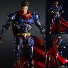 30cm anime Periphery Superman SUPERGIRL play arts kai Change DC Model action figures collection Boxed
