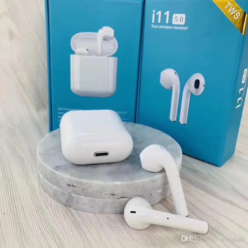 Отличная bluetooth гарнитура i11 tws 5 0 высокого качества TWS Беспроводная мини