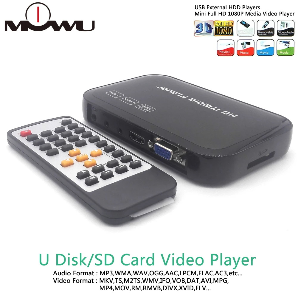 1080p Full HD HDMI Media Player H.264 MKV HDD HDMI Media Player Center