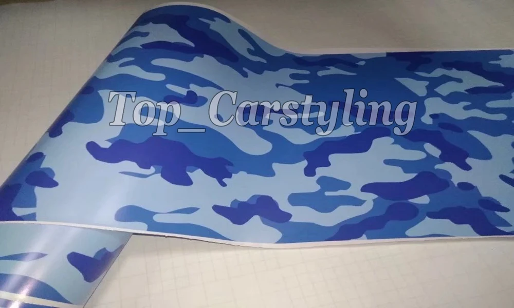 03-blue Camouflage  Camo vinyl wrap car sticker 3M Avery Arlon Vinyl motorcycle  (3)