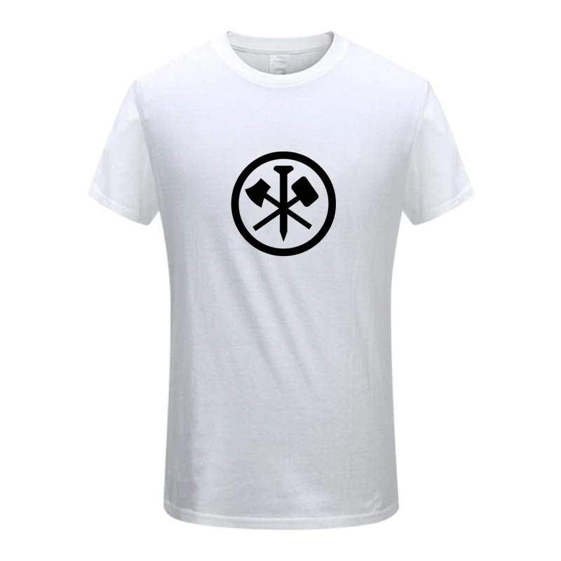 La MaxPa Axe Hammer Nail T shirts Men's Creative Summer