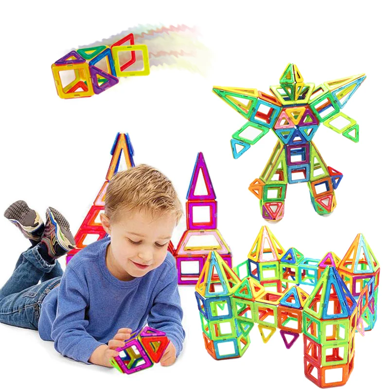 

Mini Magnetic Designer 110-252 Pcs Magnetic Constructor Mini Magnetic Designers Building Blocks Toys For Children